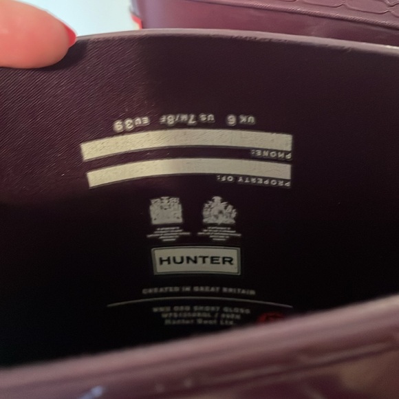 Hunter rain boots - Picture 3 of 4